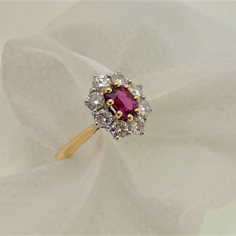 ruby and diamond ring