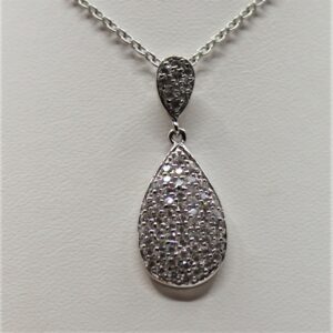 sterling silver cubic necklace