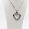 sterling silver heart necklace