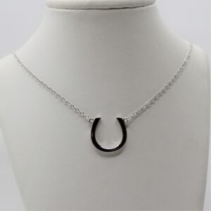 sterling silver horseshoe necklace