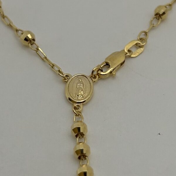 gold rosary bracelet