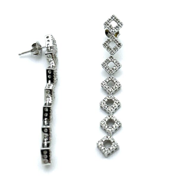 diamond drop earrings